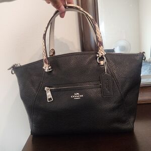 Coach Black Leather Handbag